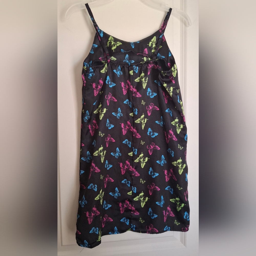Y2k Art Class Butterfly Girls Dress Sz 7/8 Whymsigoth Summer Fairycore Casual